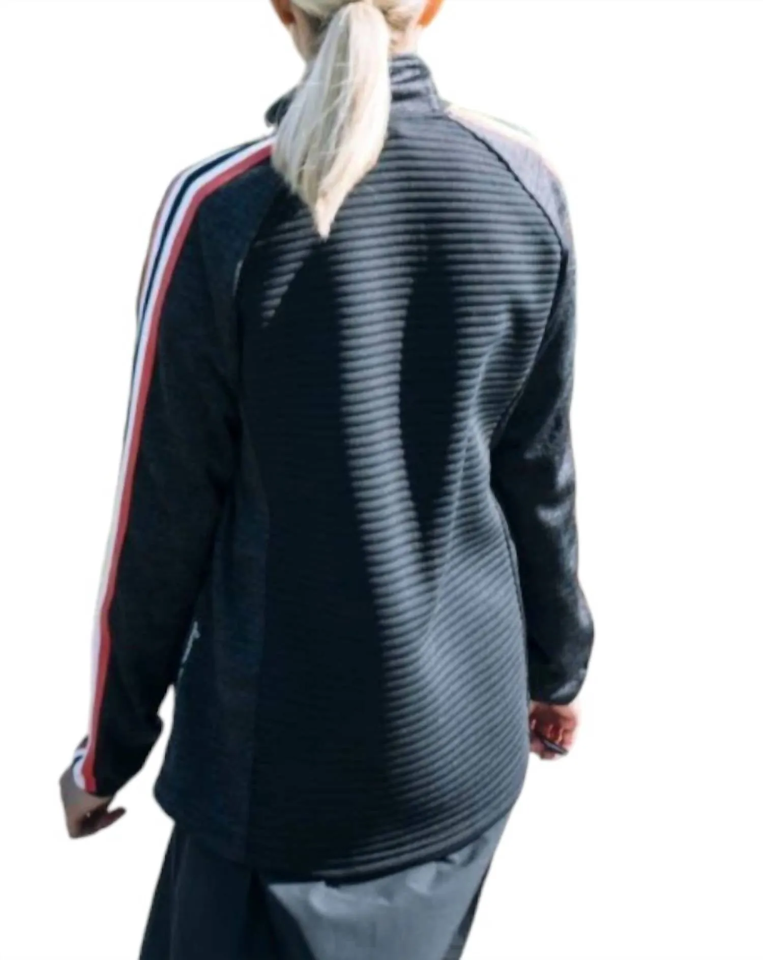 Abacus Sportswear Us - Women Turnberry 3D Stripe Fullzip Cardigan