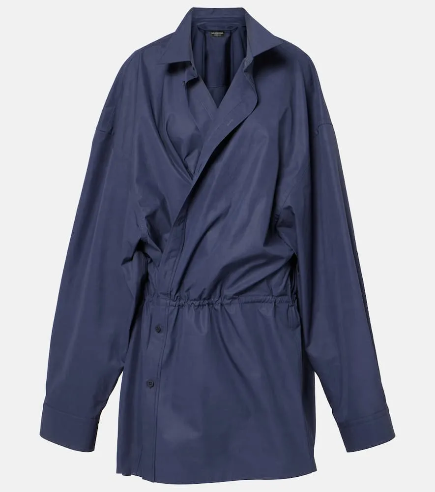 Balenciaga Cotton poplin shirt dress