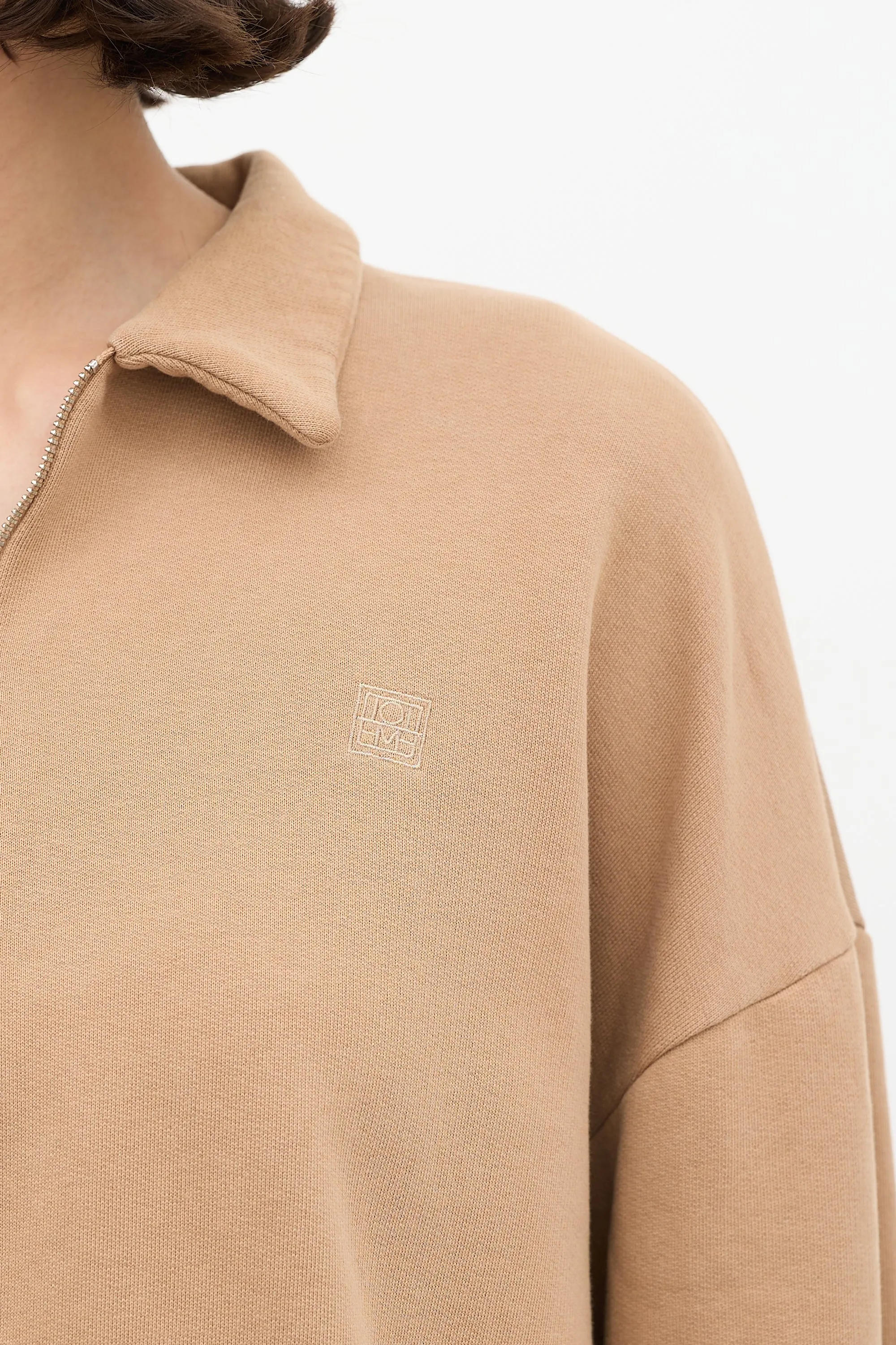 Beige Monogram Tracksuit Sweatshirt