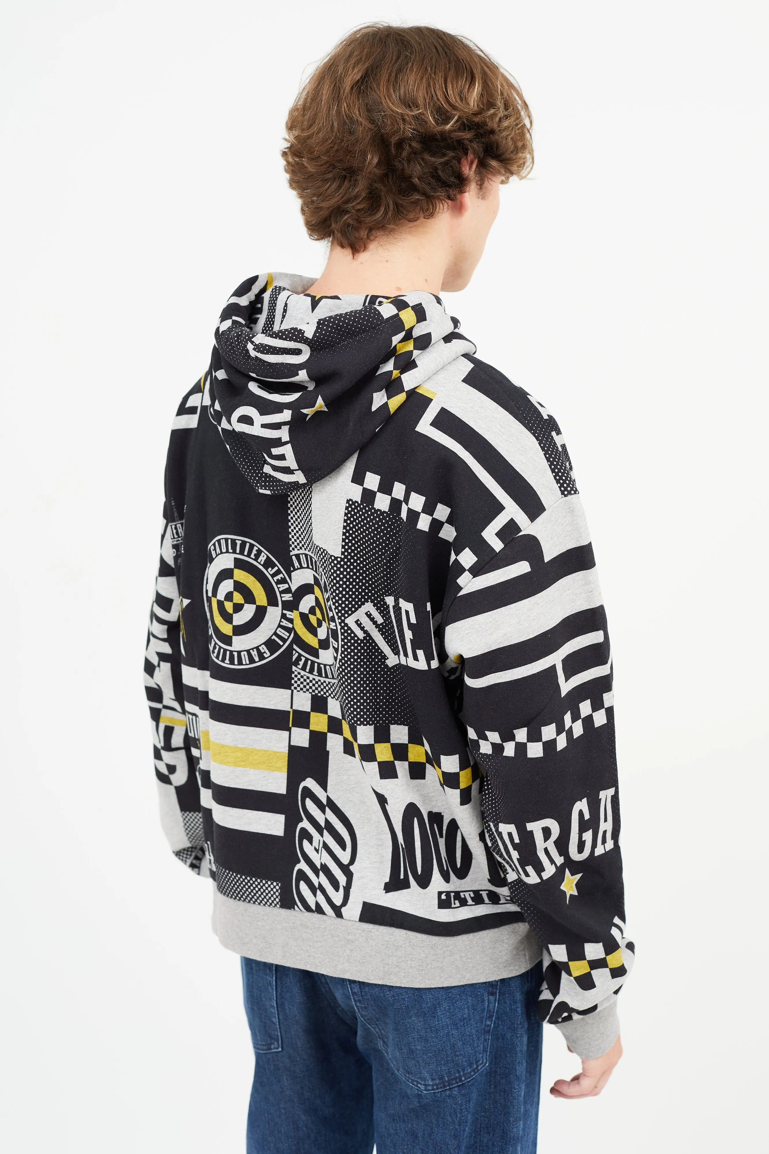 Black & Grey Graphic Hoodie