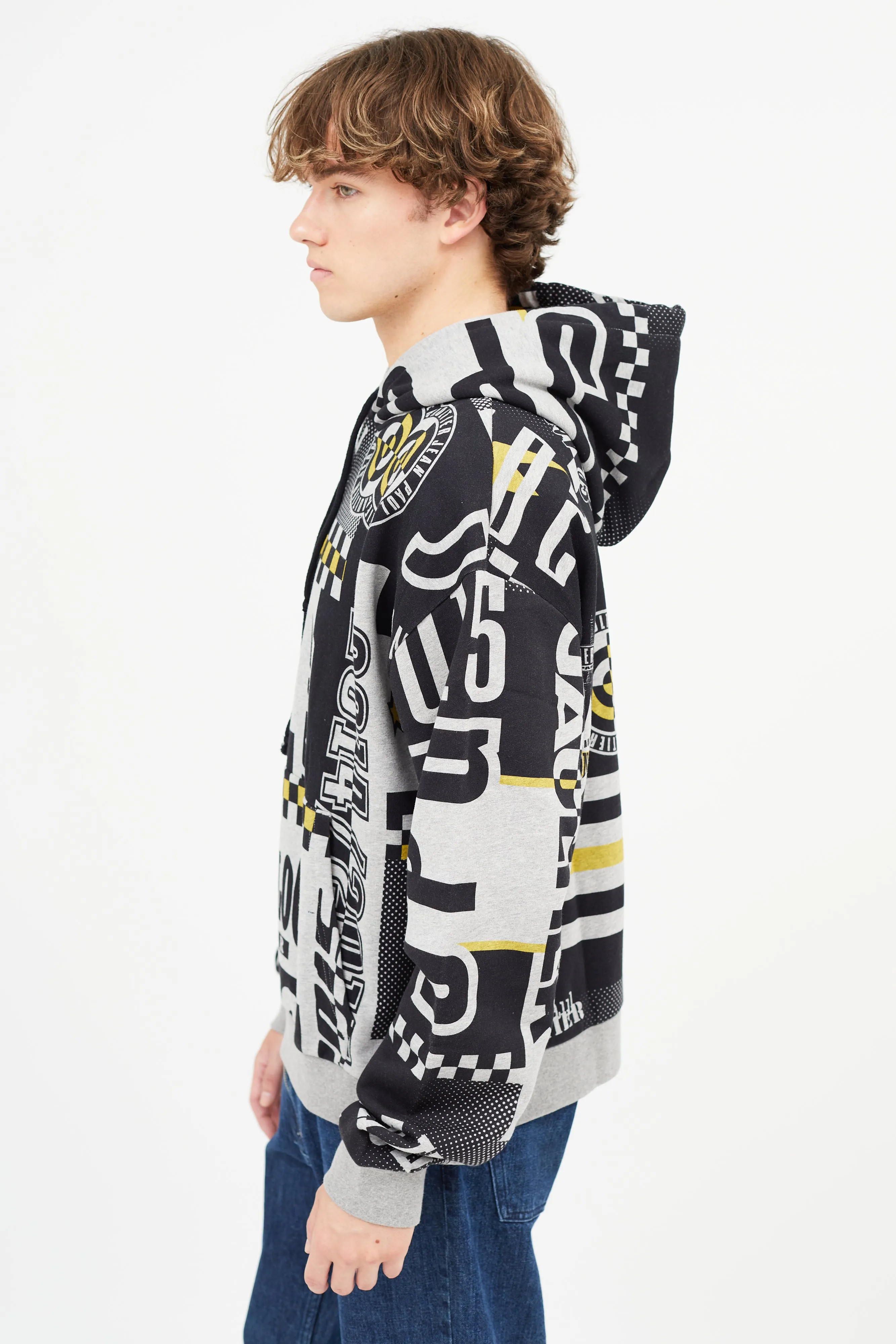 Black & Grey Graphic Hoodie
