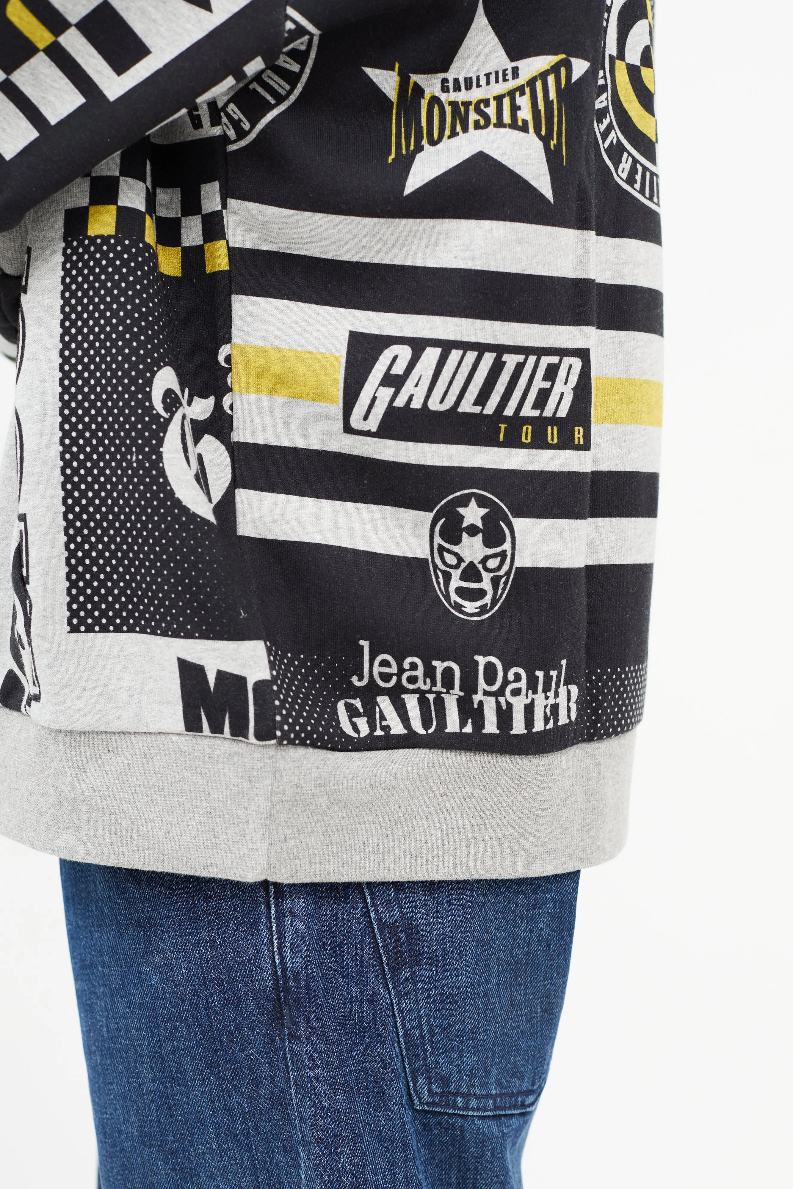 Black & Grey Graphic Hoodie