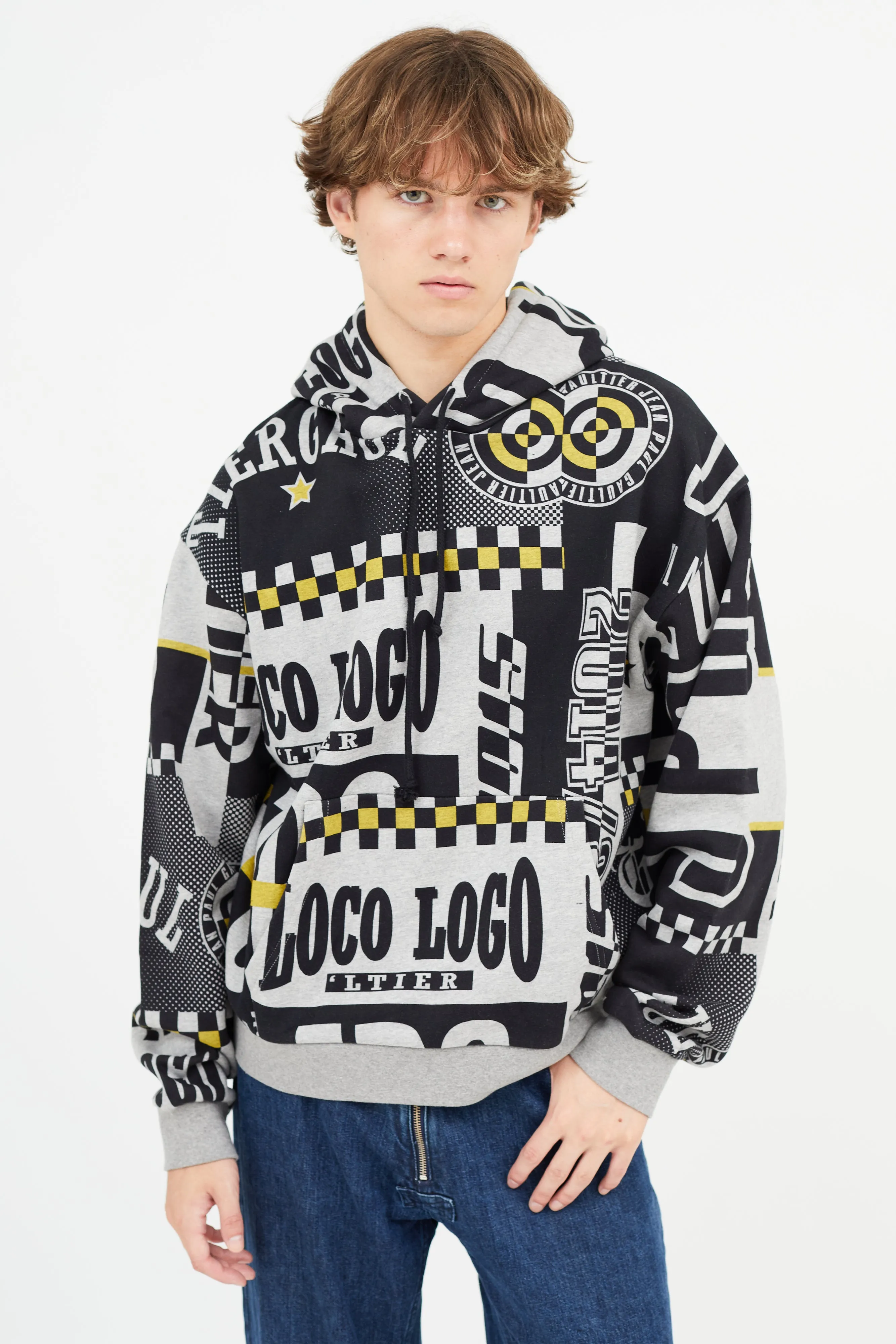 Black & Grey Graphic Hoodie