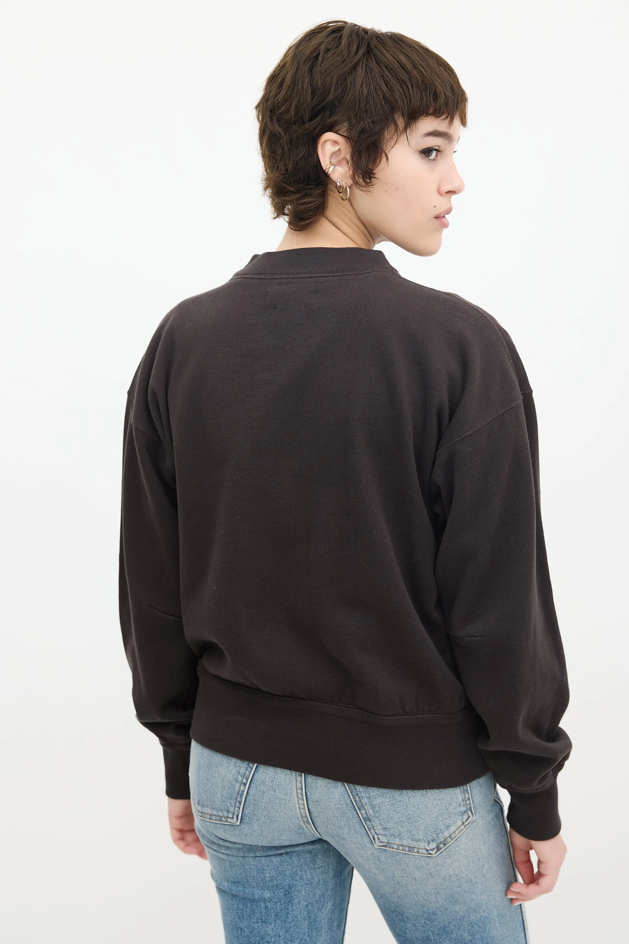 Black Moby Logo Sweatshirt