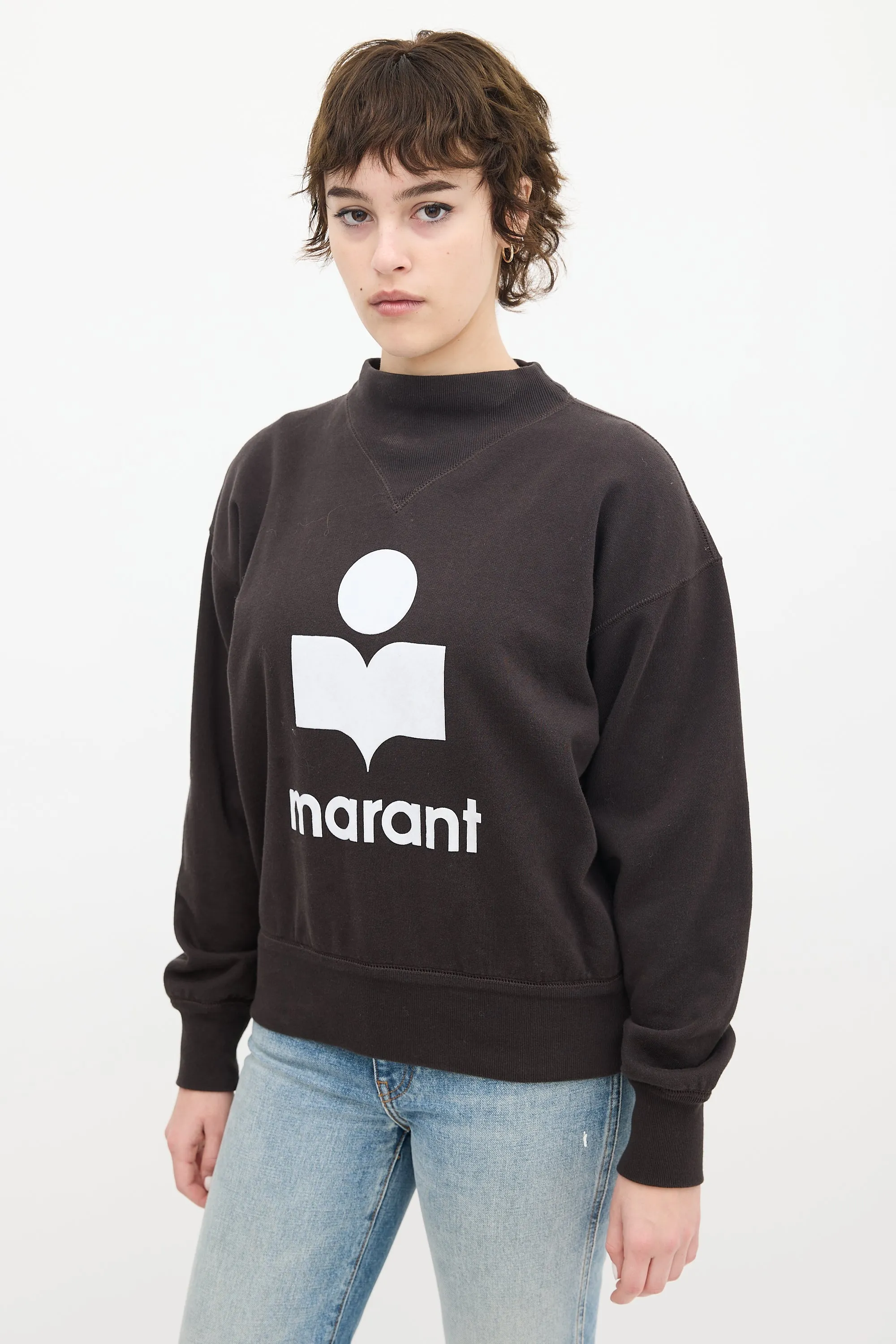 Black Moby Logo Sweatshirt