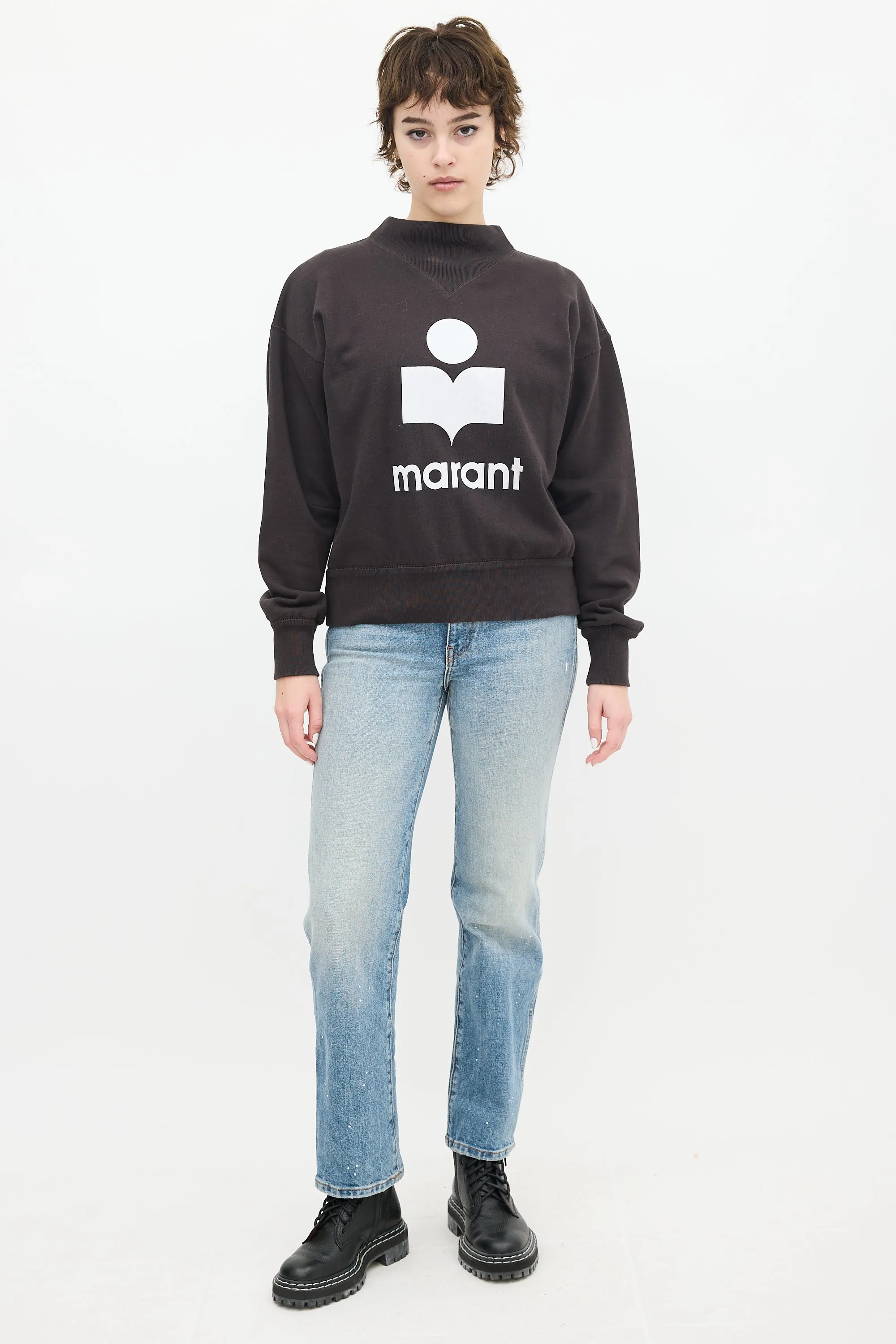Black Moby Logo Sweatshirt