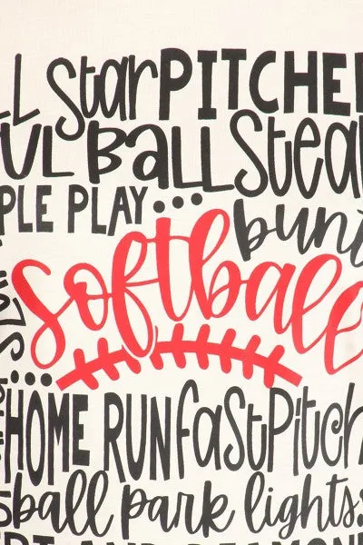CH SOFTBALL GRAFFITI- CREAM