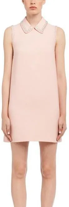 Embellished Cady Mini Dress
