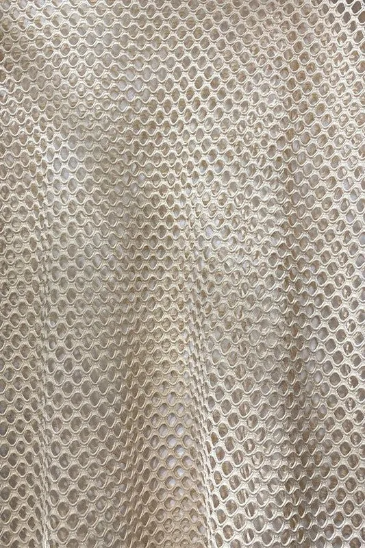Fishnet Frenzy Cut-Out Mini Dress