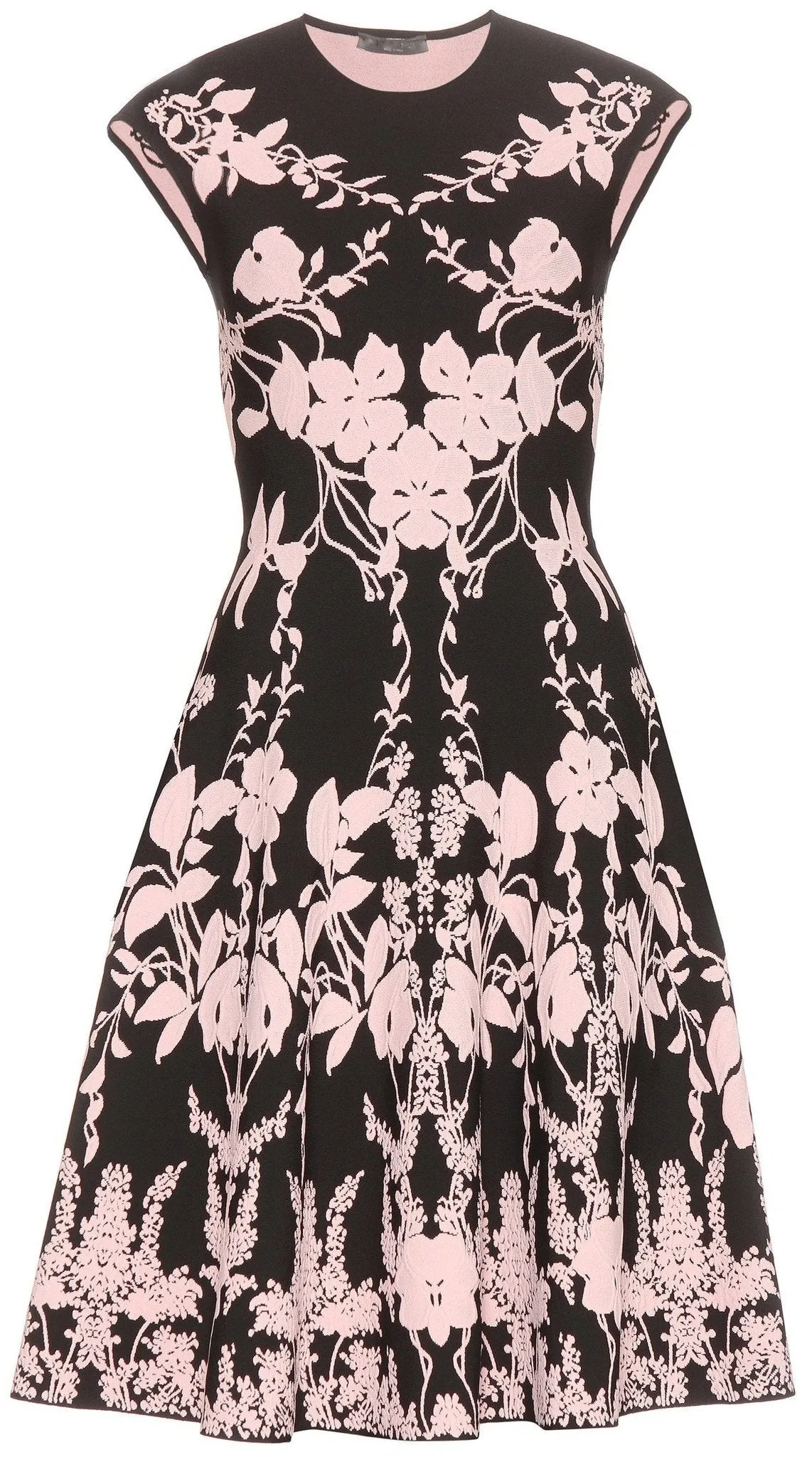 Intarsia Print Dress