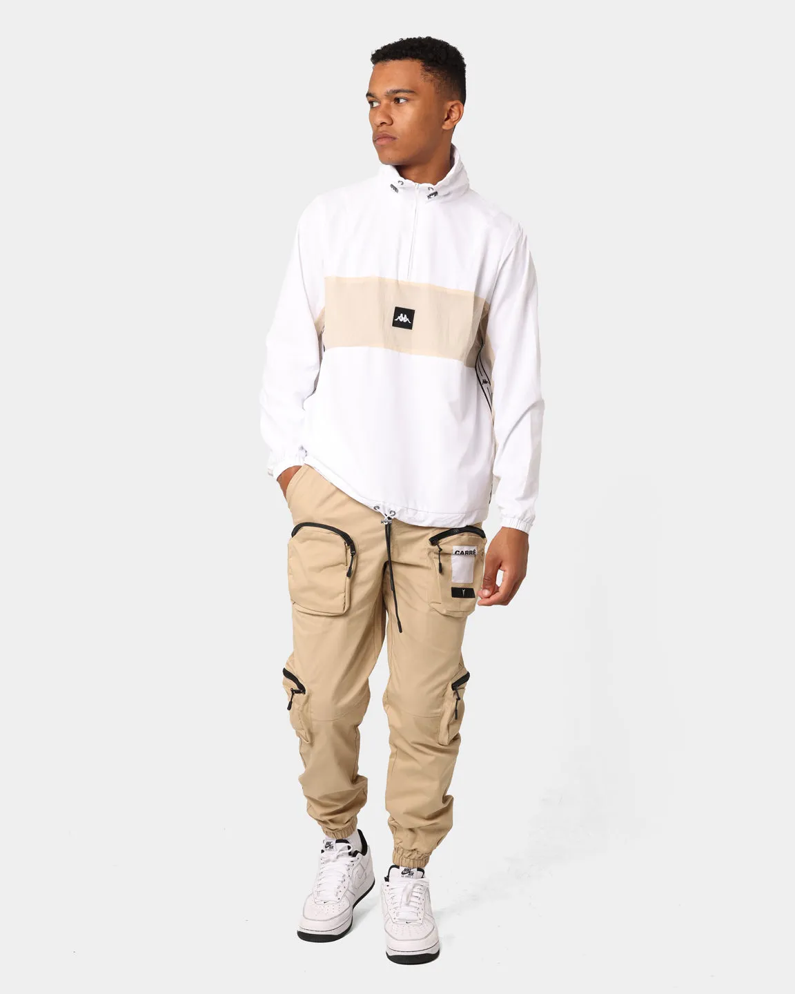 Kappa Authentic Japan Elik Windbreaker White/Beige San