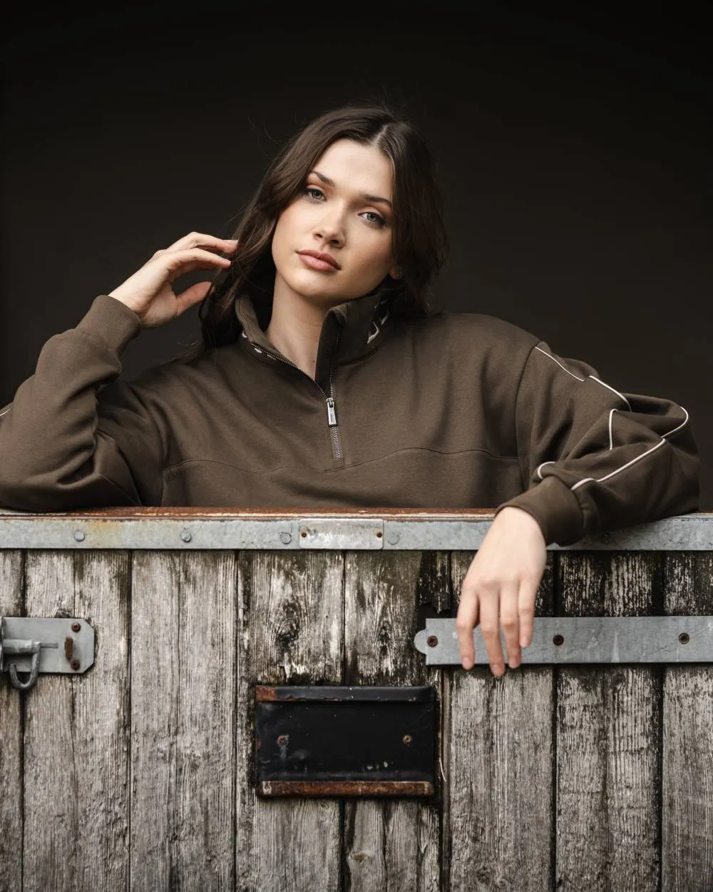 LeMieux Kali Quarter Zip Sweat