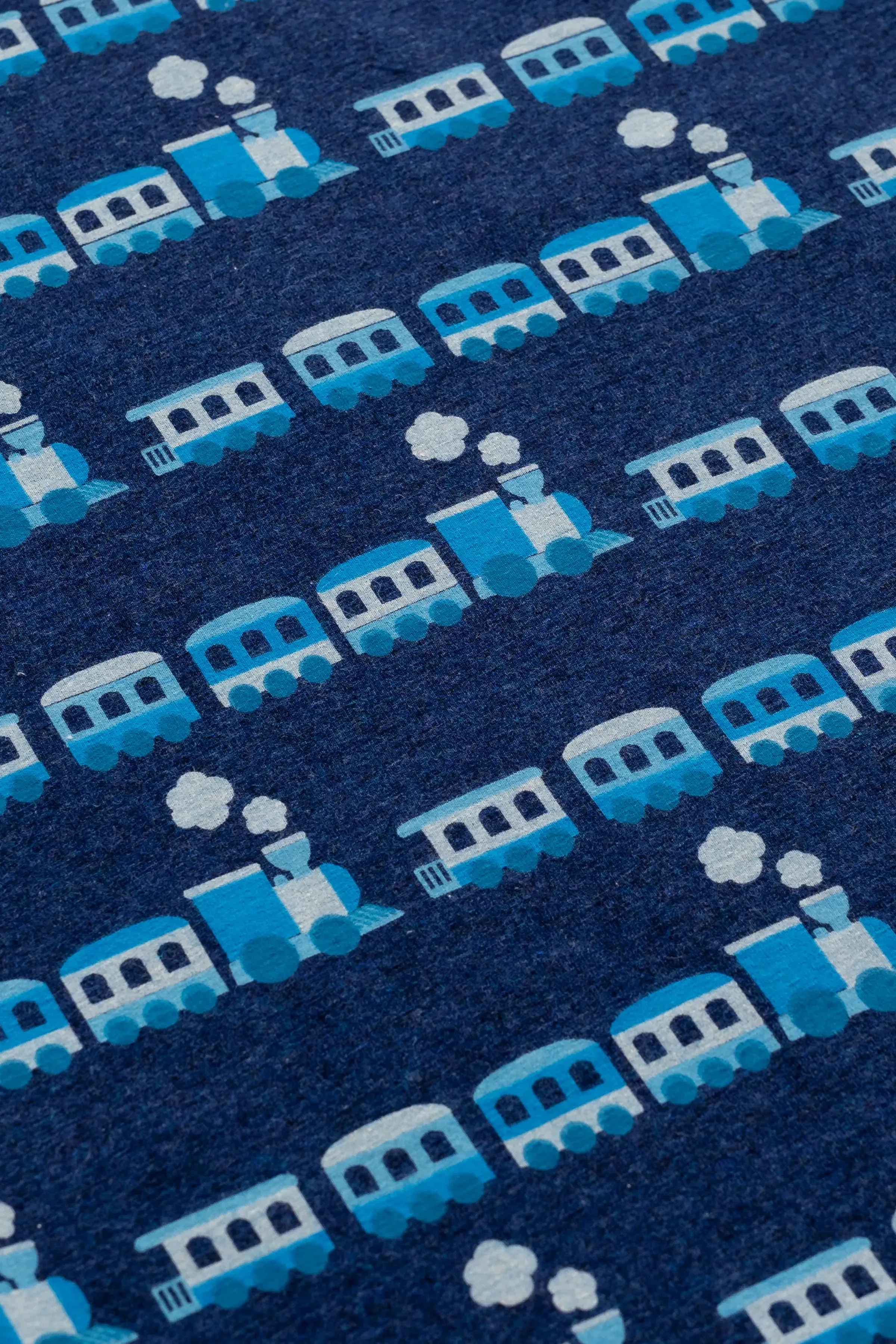 Long Sleeve Henley Tee_Blue Trains