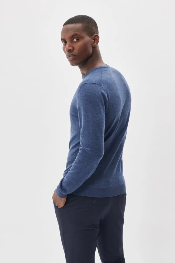 MARGRATE MERINO CREW NECK SWEATER