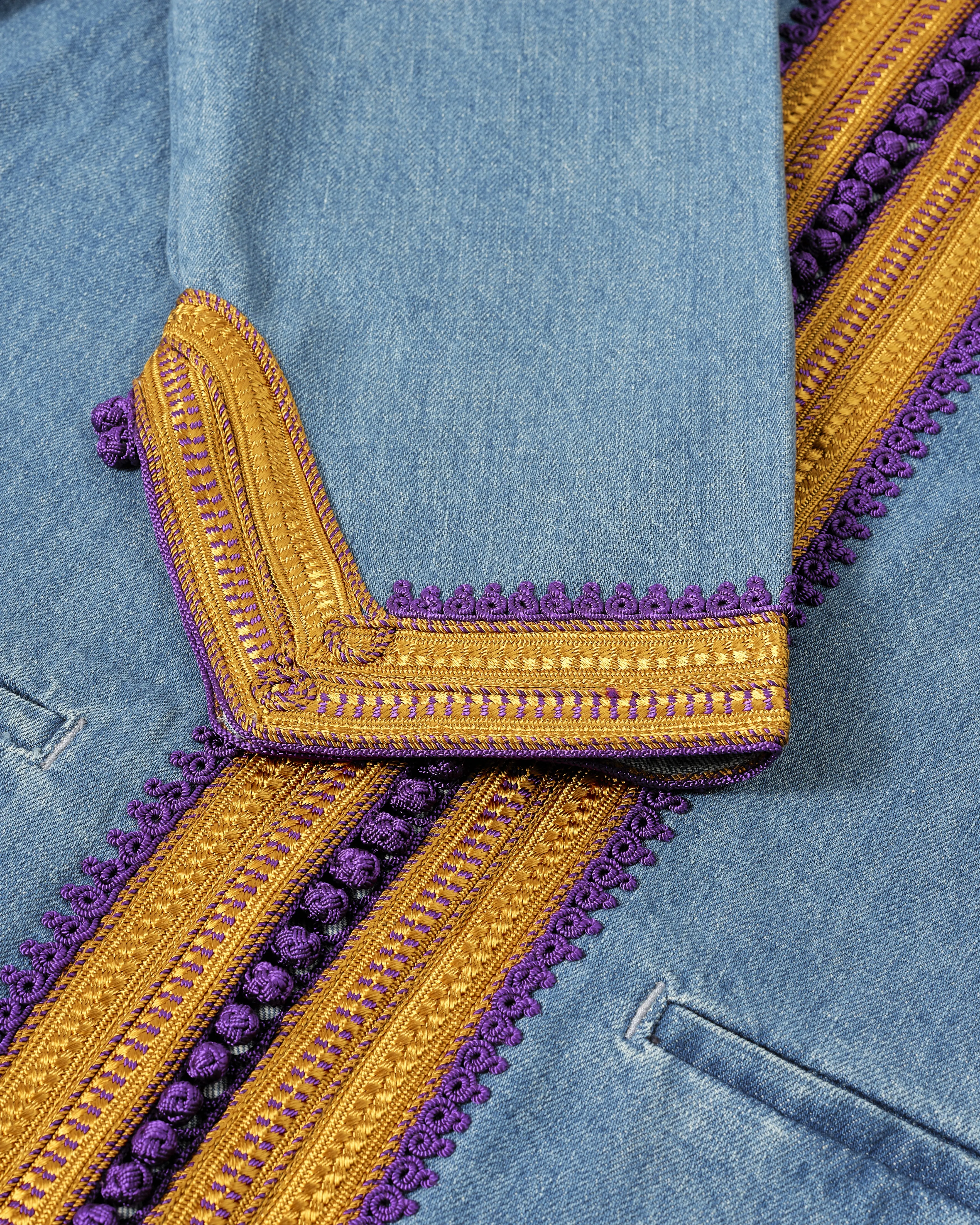 Marrakesh Denim Jacket, Ochre, M