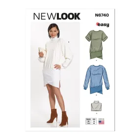 Newlook Pattern Un6740 Misses' Mini Dresses
