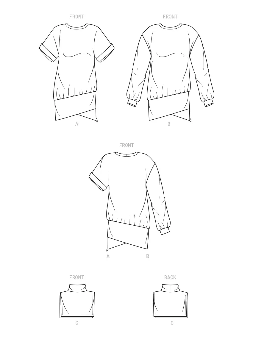 Newlook Pattern Un6740 Misses' Mini Dresses