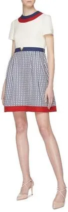 Optical Skirt Dress