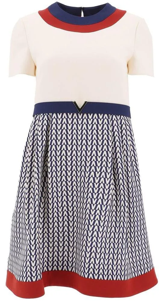 Optical Skirt Dress