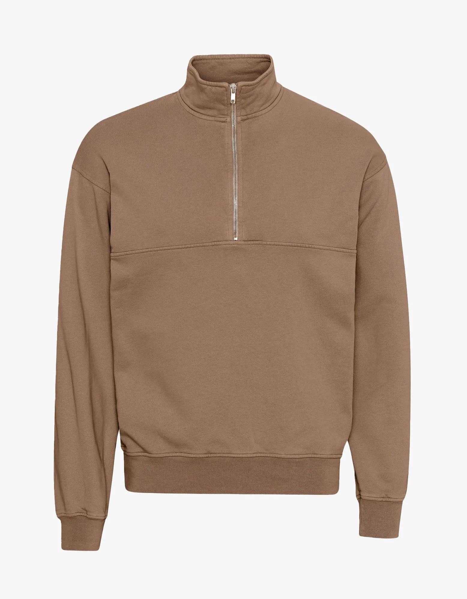 Organic Quarter Zip - Sahara Camel