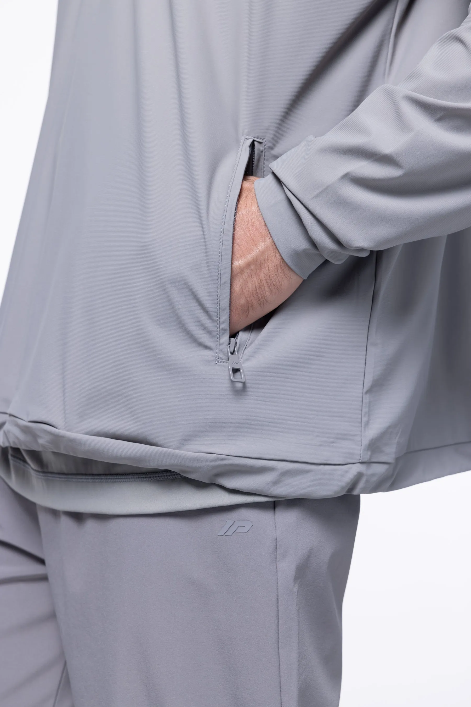 PERFORMANCE CLUB 1/4 ZIP JACKET - GREY