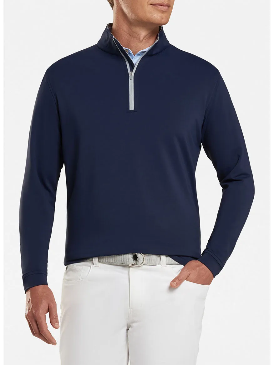 Peter Millar Perth Performance Quarter-Zip in Navy