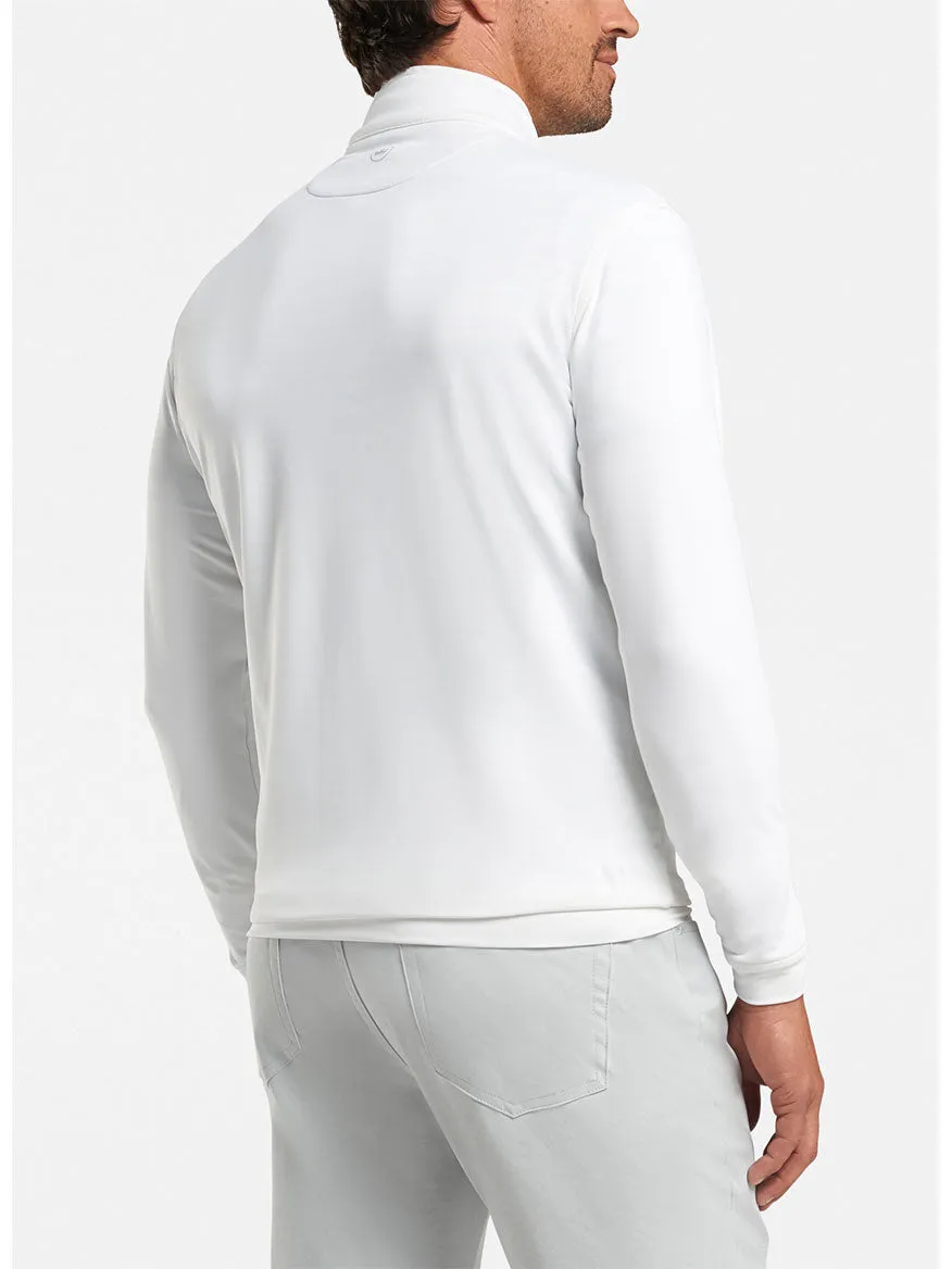 Peter Millar Perth Performance Quarter-Zip in White