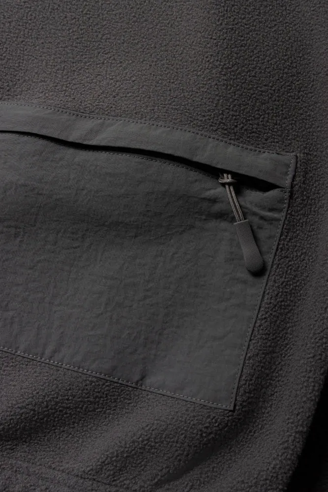Quarter Zip Tracktop Dark Grey