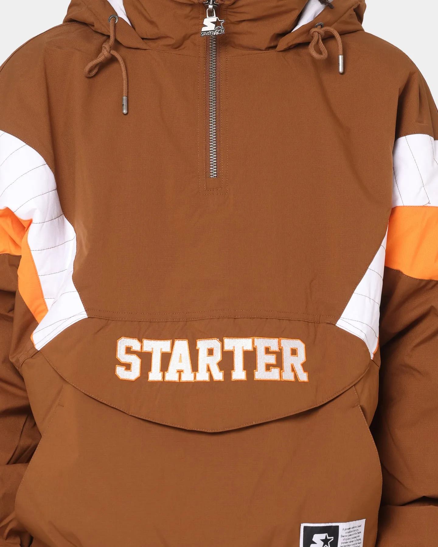 Starter Breakaway Anorak Jacket Brown/Orange