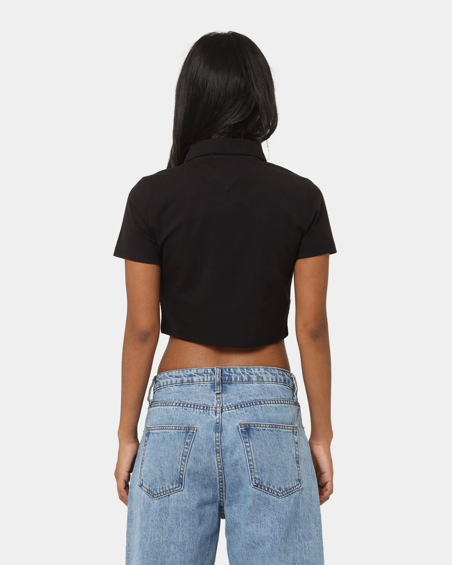 Tommy Jeans Women's TJW Crop Chest Signature T-Shirt Black