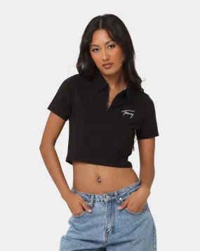 Tommy Jeans Women's TJW Crop Chest Signature T-Shirt Black
