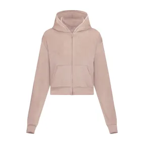 VELOUR HOODIE | DUSK