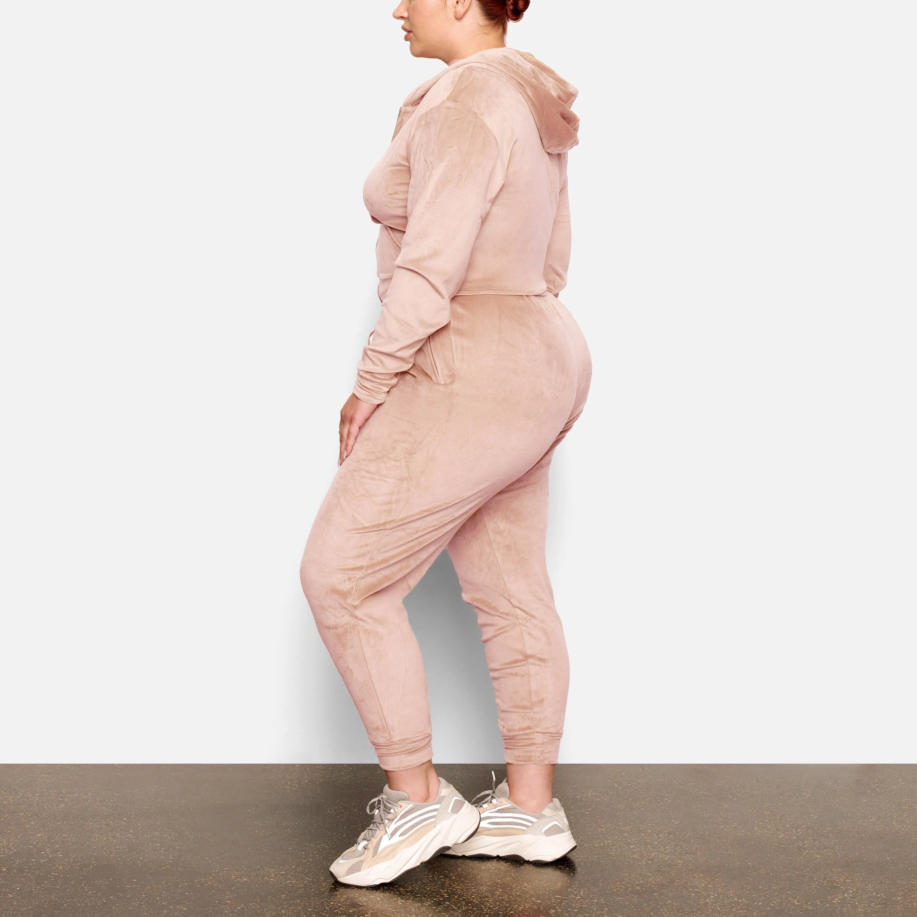 VELOUR HOODIE | DUSK