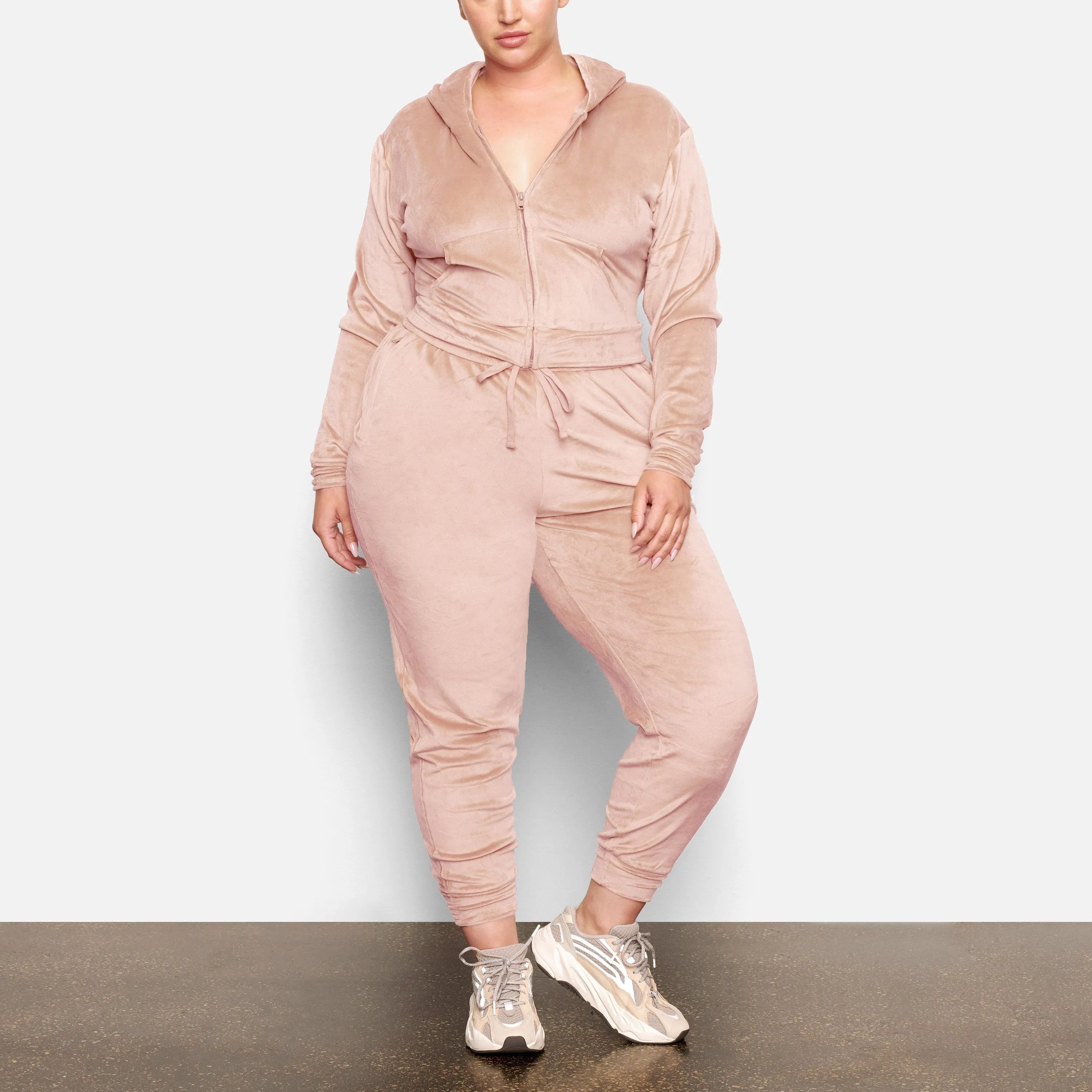 VELOUR HOODIE | DUSK