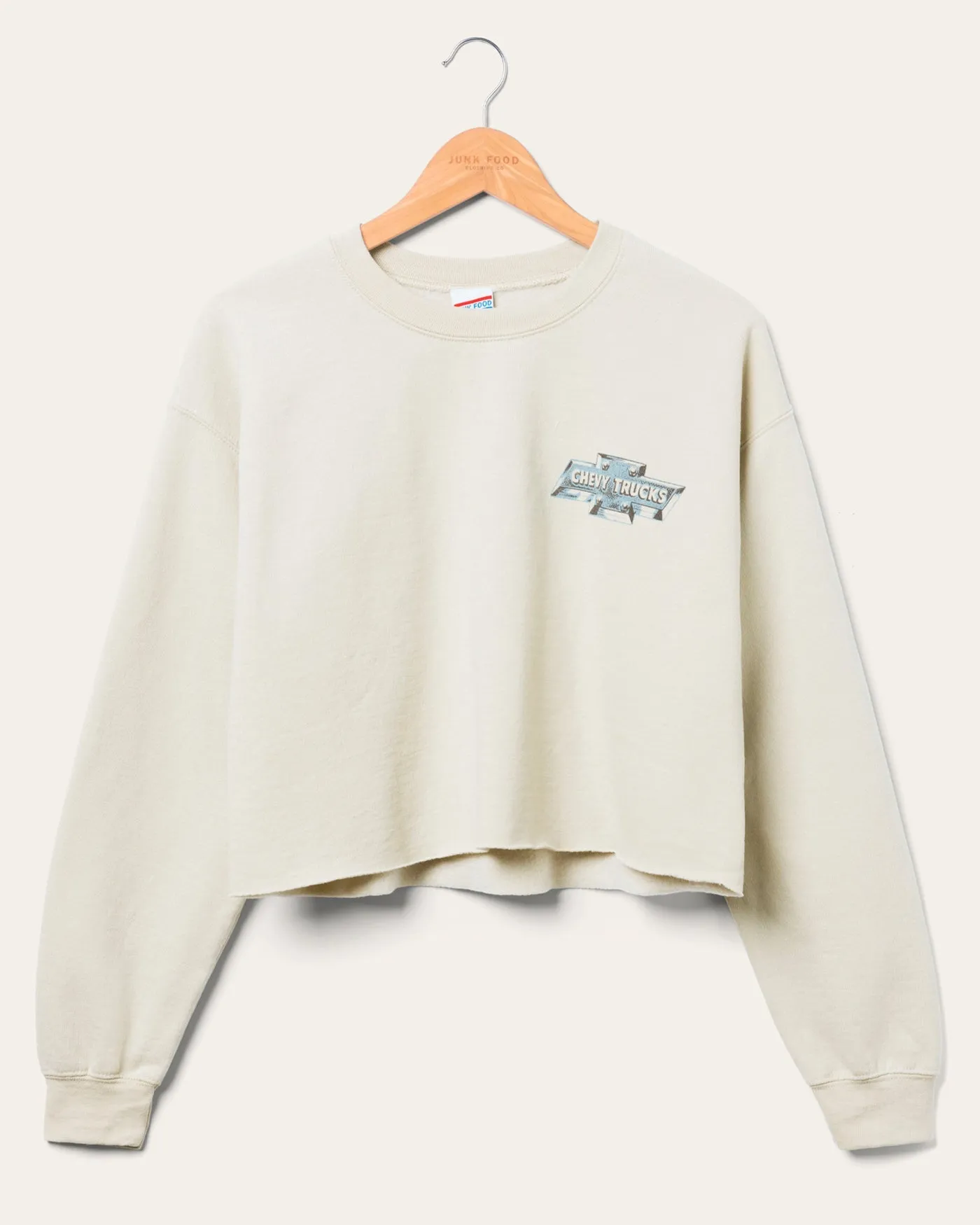 Women's Chevy Trucks Home on the Range Cropped Flea Market Fleece