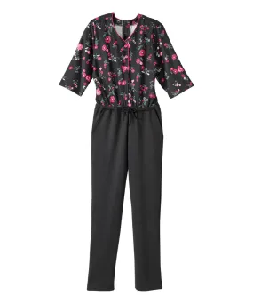 Women’s Stay Dressed Adaptive Jumpsuit With Henley Top